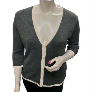 Element Gray and Cream Cardigan Size XL